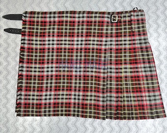 Traditional Handmade Cunningham Hunting Weathered Tartan Kilt - Cunningham Hunting Weathered Tartan