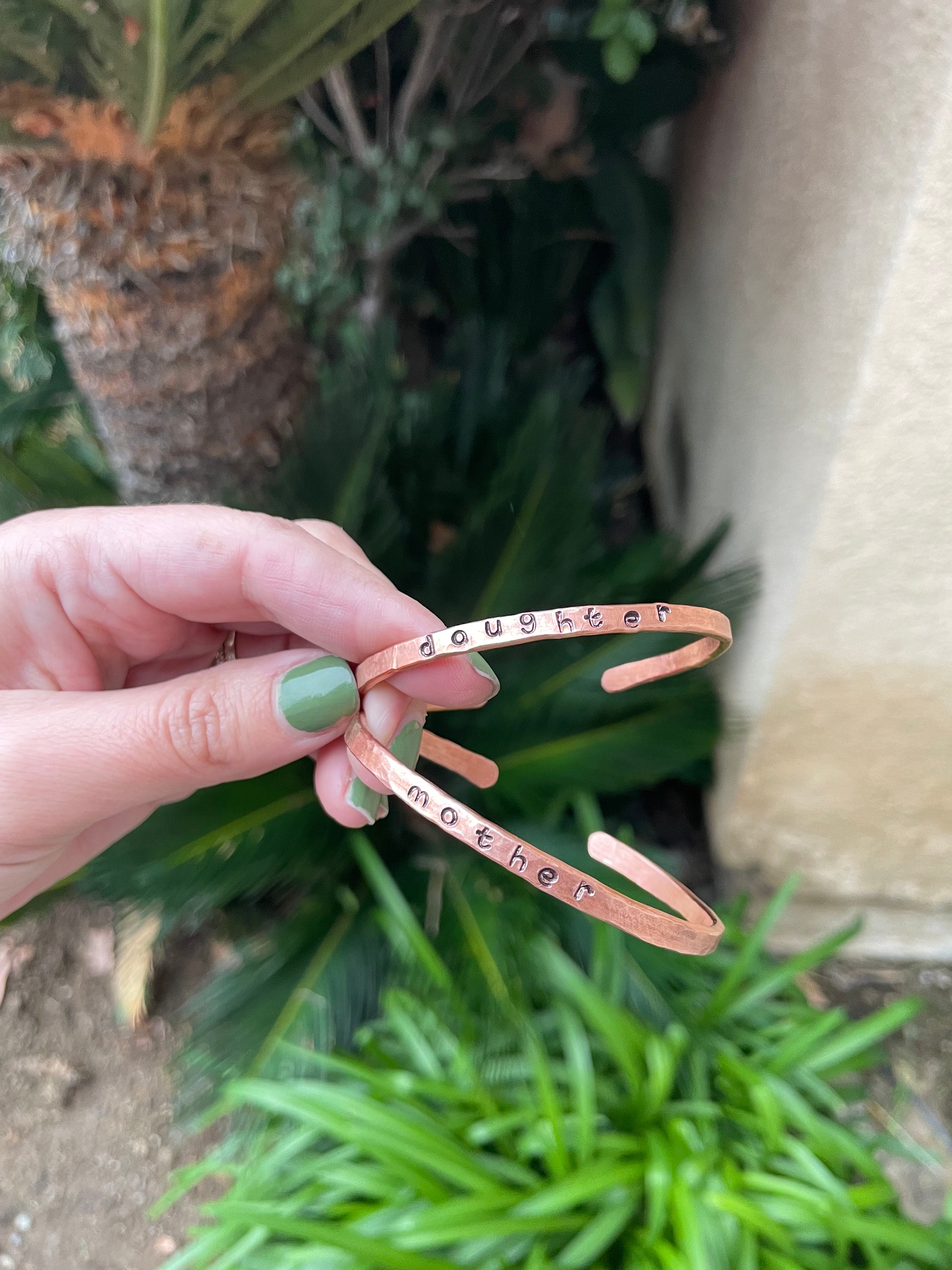 bracciale di rame con treccia d'ottone Rapunzel - Officine Urania