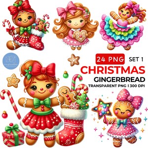 Gingerbread Man clipart, kerst clipart, peperkoek png, roze peperkoek, cookie png, vakantie printables, commercieel gebruik