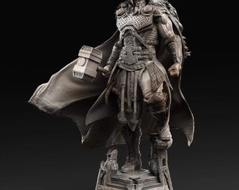 Figura/Estatua/Estatua de Thor Vikingo de Marvel/Archivos STL para impresora 3D/Google Drive/Descarga instantánea/Descarga digital