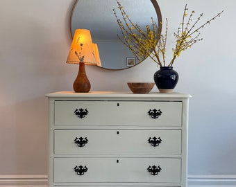 Warm White Vintage Dresser- Solid Wood