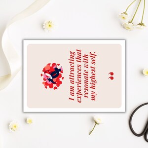Positive selfcare healing affirmation cards, CBT therapy anxiety deck, self-love confidence colorful printable, digital quotes mindfulness