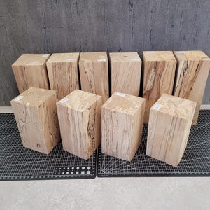 Block cut beech wood for sale individually for crafts, turning, decorative wood, square timber, rustic coaster, candle holder