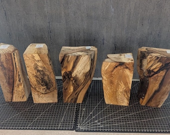 Buche Rotkern Holzblock Einzeln Basteln Drechseln Deko Holz Kantholz Rustikal Untersetzer Kerzenständer