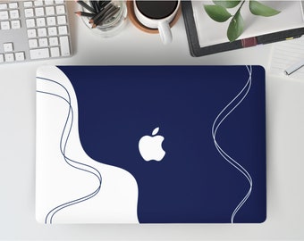 Navy Blue MacBook Case | Protect Cover for MacBook Air 13 Macbook Pro 13 16 15 Air 13 12 inch Laptop 2338 2681