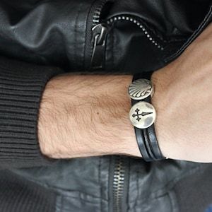Pulsera de peregrino, Joyería religiosa, Pulsera de cuero, Pulsera Camino De Santiago, Pulsera Santiago, Buen camino!! Peregrino, Santiago