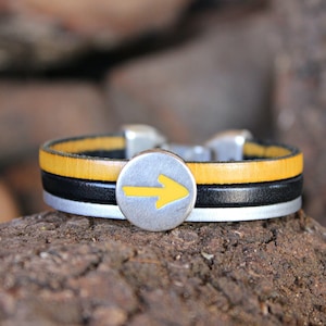 Pulsera de flecha amarilla, pulsera de cuentas, pulsera Camino De Santiago, pulsera de Santiago, Buen camino!! Peregrino, Santiago