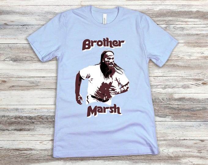 Philadelphia Phillies || Brother Marsh || Brandon Marsh - Jersey Short Sleeve Tee