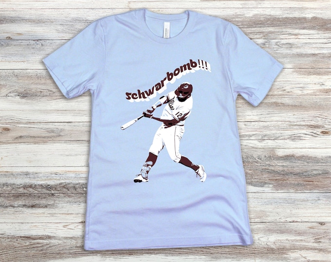 Philadelphia Phillies || Kyle Schwarber || Schwarbomb - Unisex Jersey Short Sleeve Tee