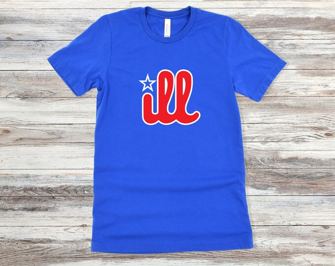 Philadelphia Phillies Shirt || iLL Phillies Unisex Jersey Short Sleeve Tee || Baseball Shirt