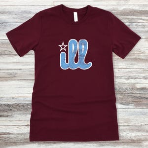 Philadelphia Phillies Shirt || Vintage Style || iLL Phillies Unisex Jersey Short Sleeve Tee || Retro Baseball Shirt