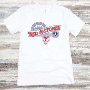 Philadelphia Phillies || Red October Unisex Jersey Short Sleeve Tee
