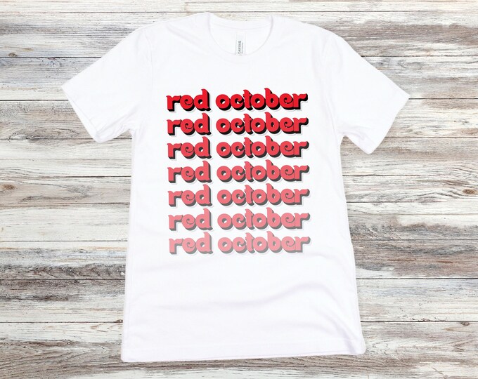 Philadelphia Phillies || Red October Unisex Jersey Short Sleeve Tee