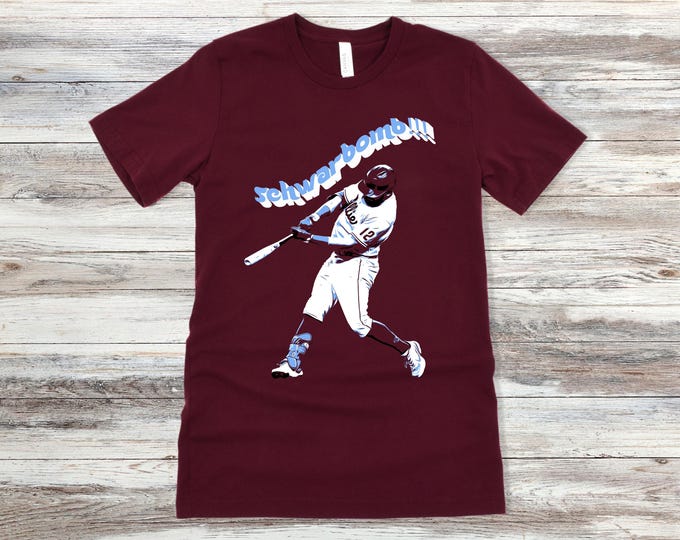 Philadelphia Phillies || Kyle Schwarber || Schwarbomb - Unisex Jersey Short Sleeve Tee