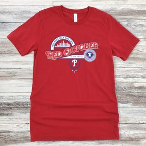 Philadelphia Phillies || Red October Unisex Jersey Short Sleeve Tee