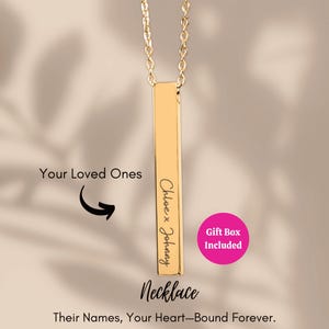 Collier prénom personnalisé, cadeau personnalisé pour collier de couple, cadeau gravé pour maman, cadeau de Noël, collier à breloques, cadeau d&#39;anniversaire pour la Saint-Valentin