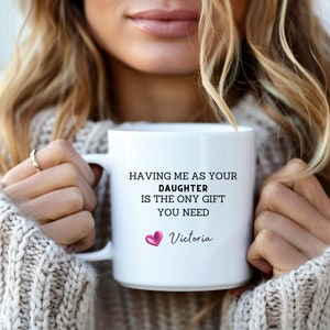 Regalo personalizado para mamá, regalo del día de la madre para ella, regalo personalizado para papá, regalo de hija, regalo de hijo, regalo del día del padre