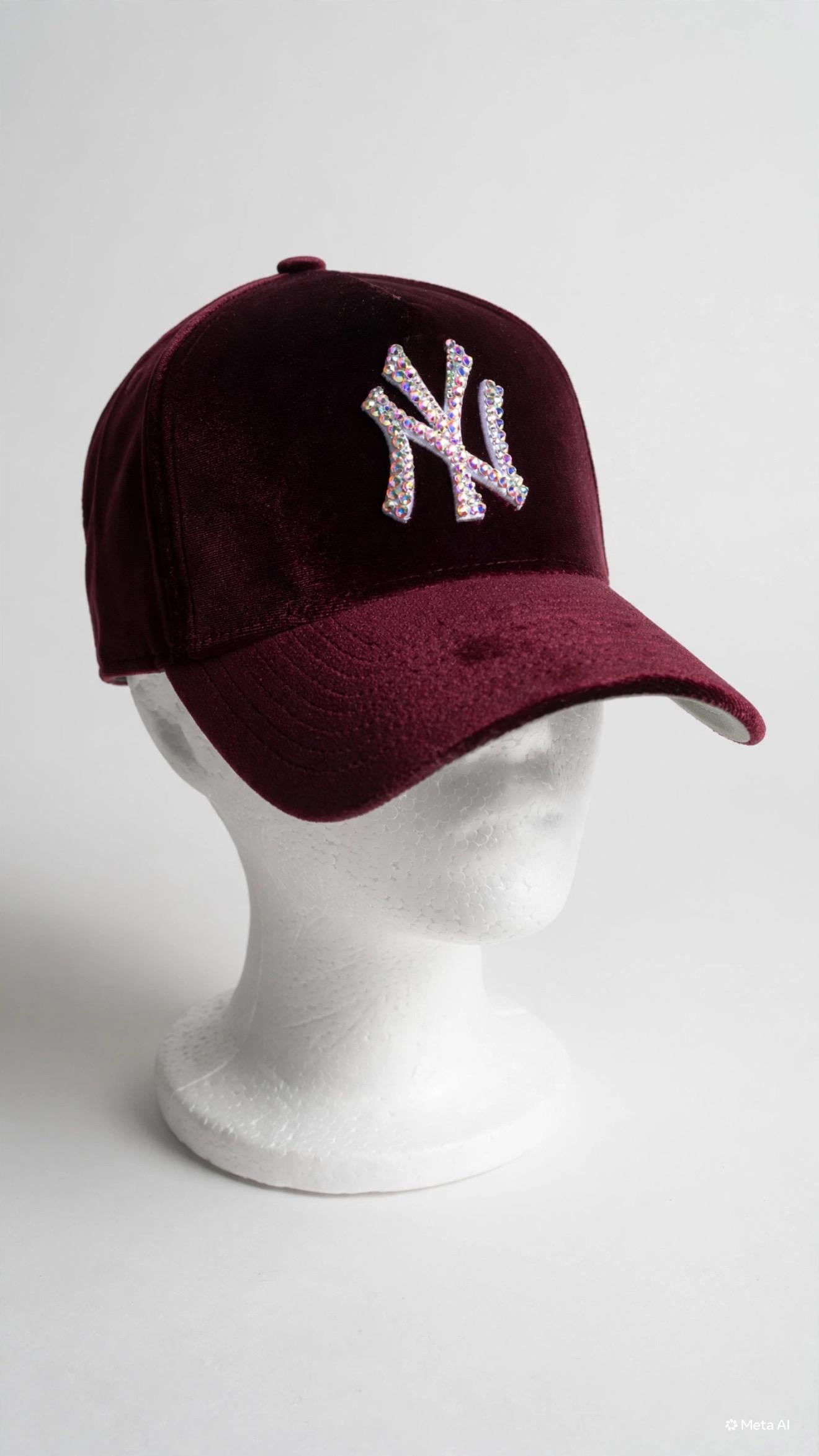 Rhinestone New Era Hat - Etsy