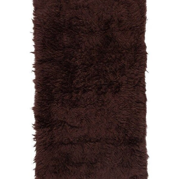 100% Laine Flokati-brun/ 1300GSM, Tapis Flokati, Tapis Shaggy en laine, tapis, Cadeau de Noël