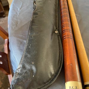 Stecca da biliardo vintage in due pezzi
