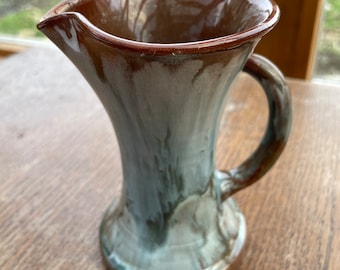 Ewenny Pottery studio glazed jug