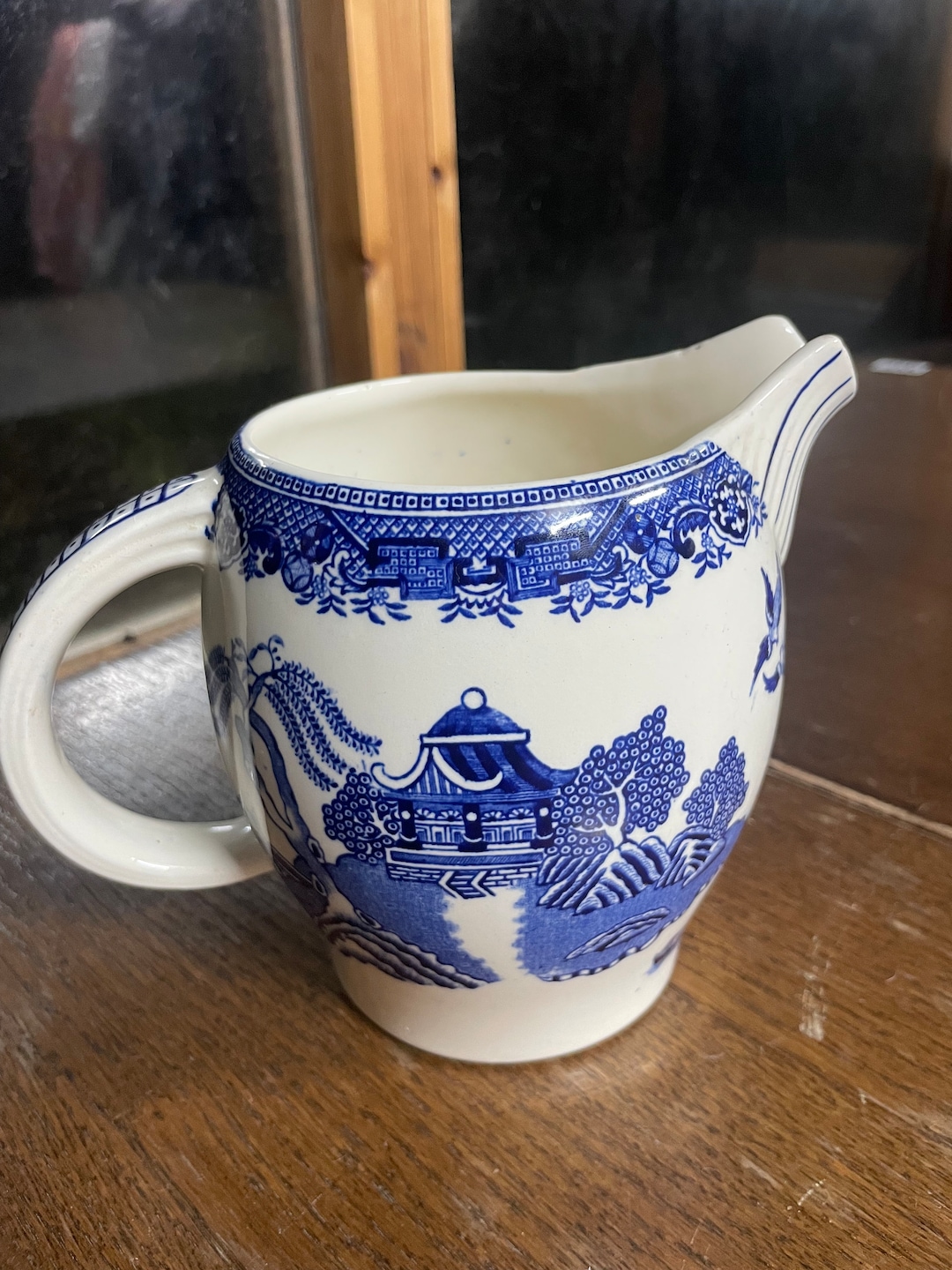 Vintage Woods and Sons England Woods Ware Willow Jug Etsy