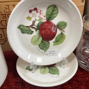 Vintage Portmeirion Pomona spoon rests a pair
