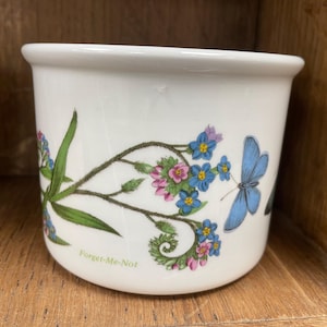 Portmeirion Botanic Garden Forget me Not sugar dish