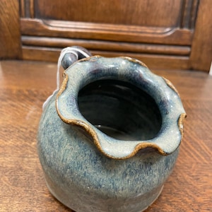 Welsh Studio pottery Llanarth pottery glazed salt pig