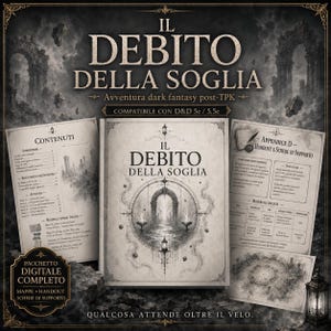 Il Debito della Soglia | Avventura Dark Fantasy Post-TPK per D&D 5e / 5 5e
