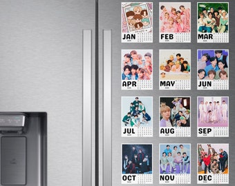 BTS ARMY Calendar Photo Fridge Magnets Print Magnet Photo Decor Photo Gift Personalized Gifts Photo Decor Gift For Girlfriend