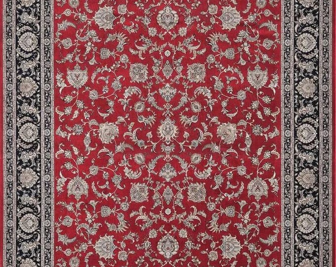 Experience timeless elegance with the Silk Carpet with Modal yarn woven in the Hand-Knotted style.