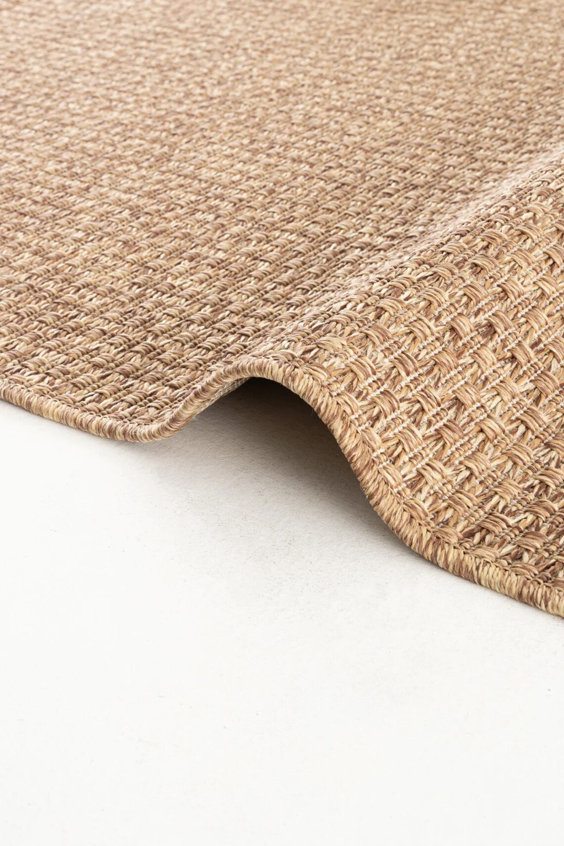 Jute Look Summer Brown Carpet, Wicker Design Carpet, Elegans Indoor and ...