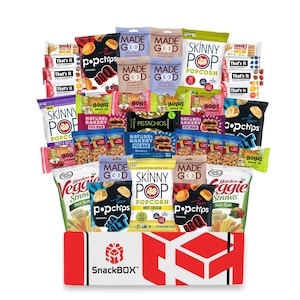 New VEGAN Snack Box Assortment Care Package (40 Snacks) By SnackBOX
