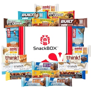 The Builder's Protein Care Package Gift BOX Snack BOX (20 Snacks) By | SnackBOX