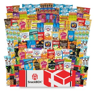 Original Office Variety Catering Snack BOX Care Package (150 Snacks) By | SnackBOX