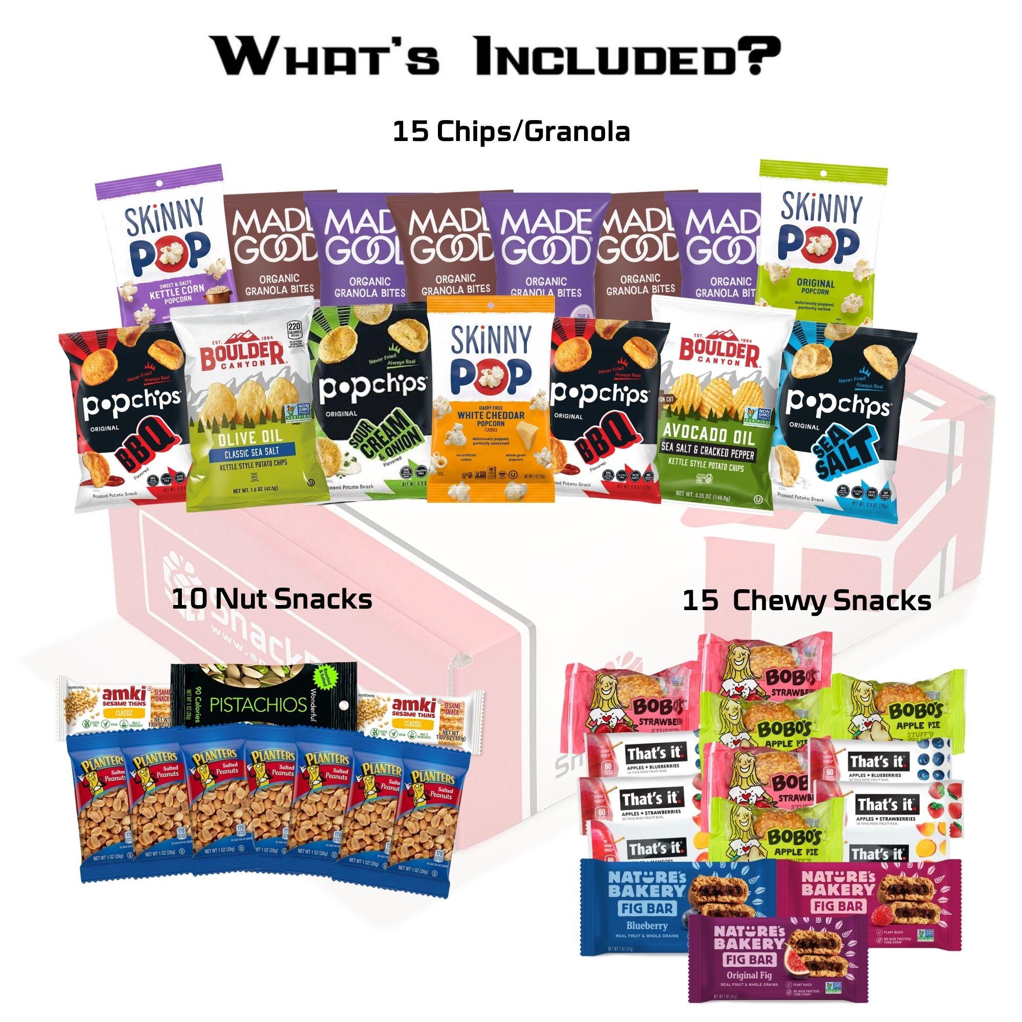 Snacks R Us New VEGAN Snack Box Assortment Care Package (40 Snacks) by Snackbox - Etsy