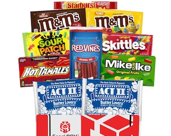 RedBox Movie Night Snack BOX Care Package (10 Snacks) By | SnackBOX