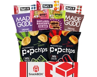 Vegan Care Package Snack BOX (10 Snacks) By | SnackBOX