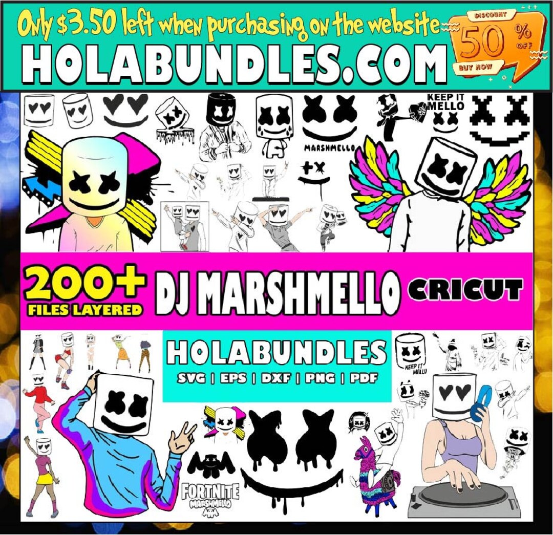 Marshmallow Svg Dj Marshmello Svg for Cricut Marshmello Etsy Australia