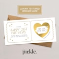 Personalised Birthday Scratch to Reveal Ticket, Holiday Scratch Card Voucher, Any Age 18th, 21st, 30th, Anniversary Gift, Mother's Day, LH01 product logo