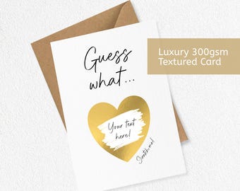 Personalised Guess What Scratch Card, Birthday Gift Reveal, Surprise Scratch Card, Scratch to Reveal, Surprise Gift Voucher