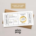 Personalised Concert Ticket | Theatre Scratch Card | Gig Show Musical | Event Gift Ticket | Admit One Scratch To Reveal Card | A01 product logo
