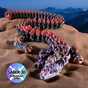 Arti mobili in cristallo Dino Dragon Stampa 3D Drago di cristallo