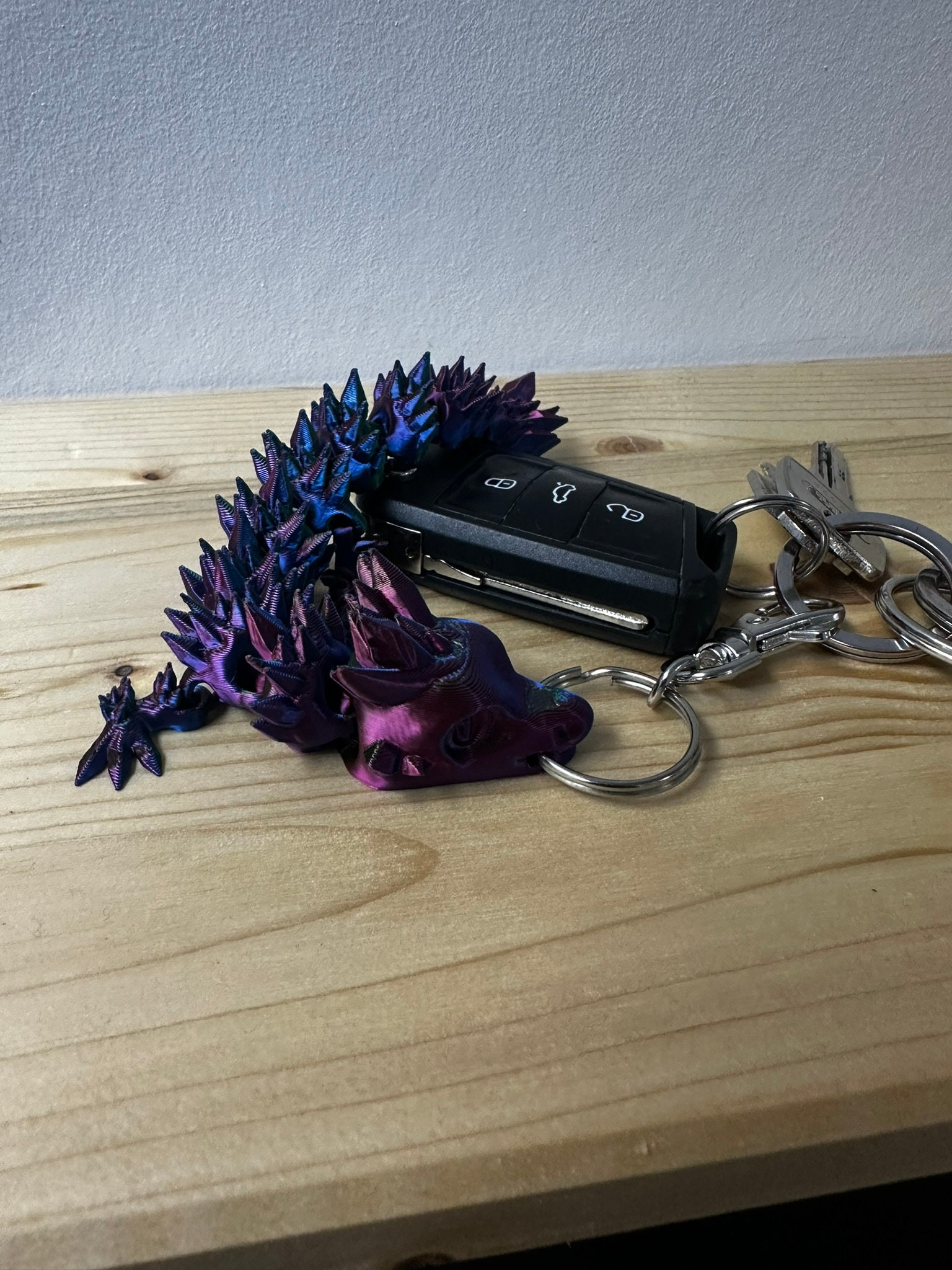 Produktbild von Drachen-Schlüsselanhänger, Jahr Des Drachen 2024, Drache, Autotasche, Anhänger, Geldbörse, Charms, Strass, Schlüsselanhänger Für Handy, Handtasche