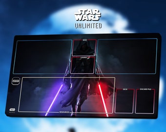 Playmat Revan - Star Wars: Unlimited - 60x35cm - 30% Off from 2 purchased! Playmat TCG / Gamemat / SWU Board Game Mat