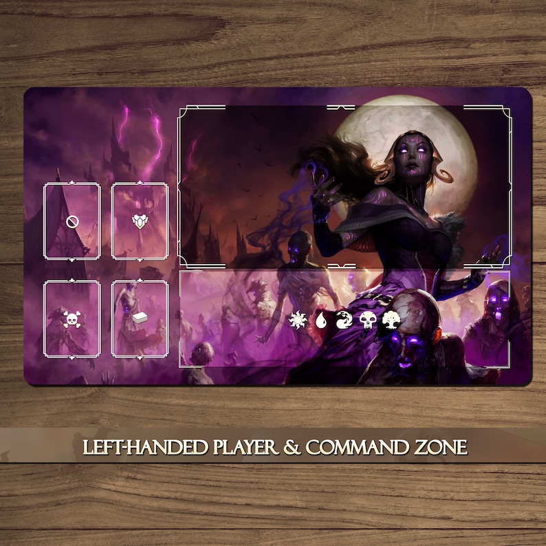 Liliana Vess 60x35cm 30 off From 2 Purchased Playmat MTG With Zones