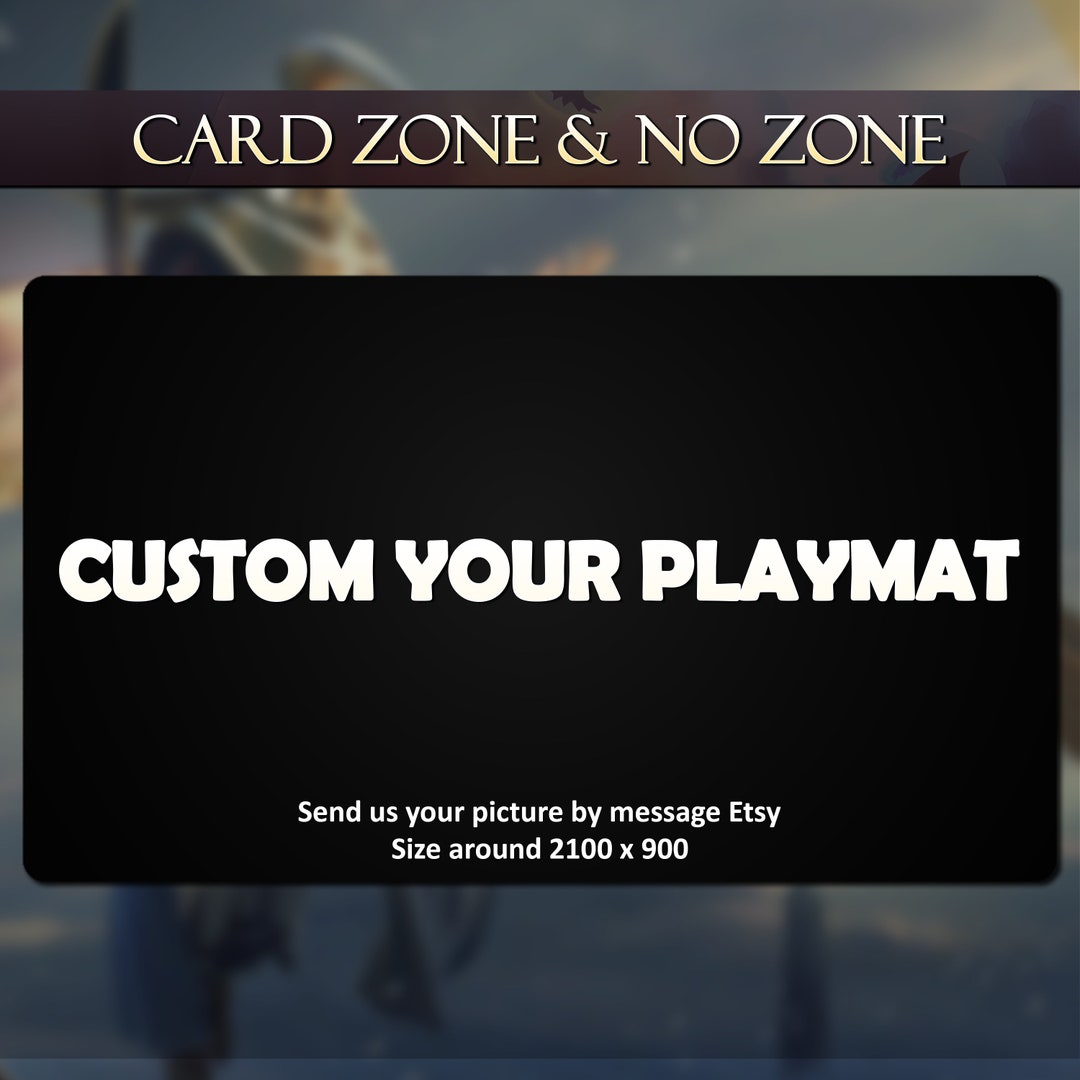 Playmat TCG MTG Custom 60x35cm 30 off for 2 Playmats Playmat Mtg With