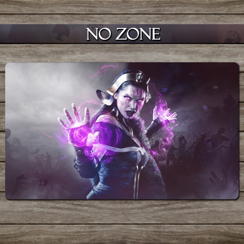 Liliana Vess 60x35cm Playmat MTG Zones / 40 off for 2 Playmats Playmat