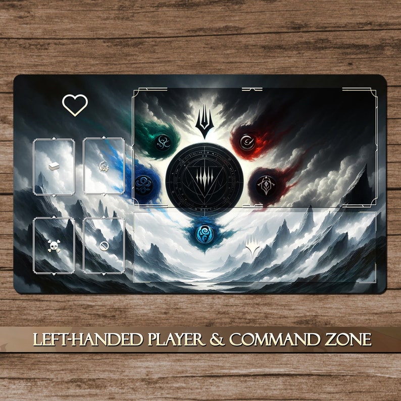 Different Paths 60x35cm 30 off for 2 Playmats Playmat MTG With Zones